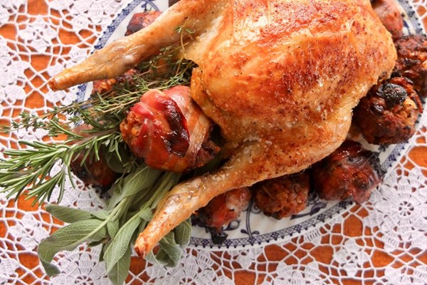  Prune, bacon and brandy stuffing