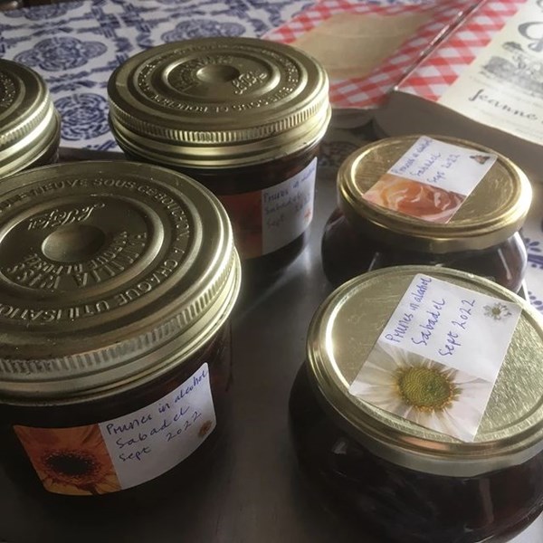 Prunes preserved in alcohol (Les pruneaux à l'alcool)