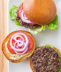 Pub-style burgers
