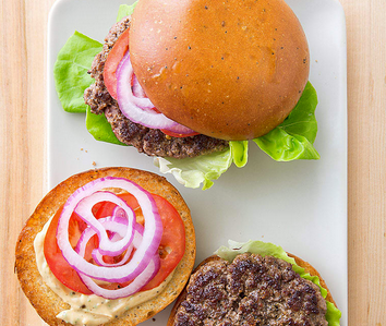 Pub-style burgers