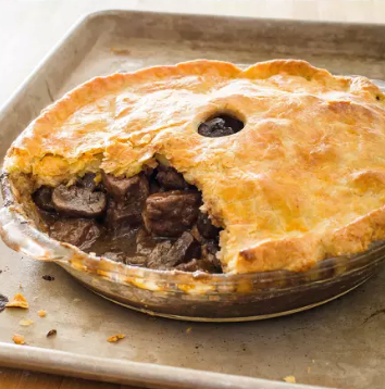Pub-style steak and ale pie