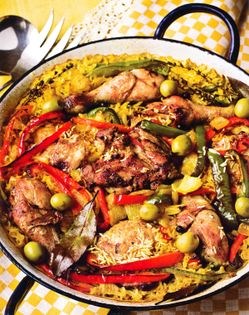 Puerto Rican chicken and rice