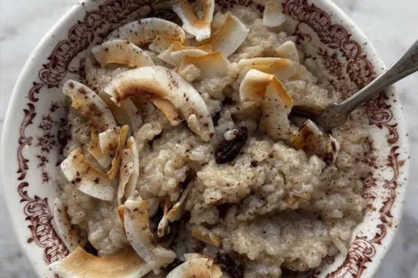 Puerto Rican rice pudding (Arroz con dulce)