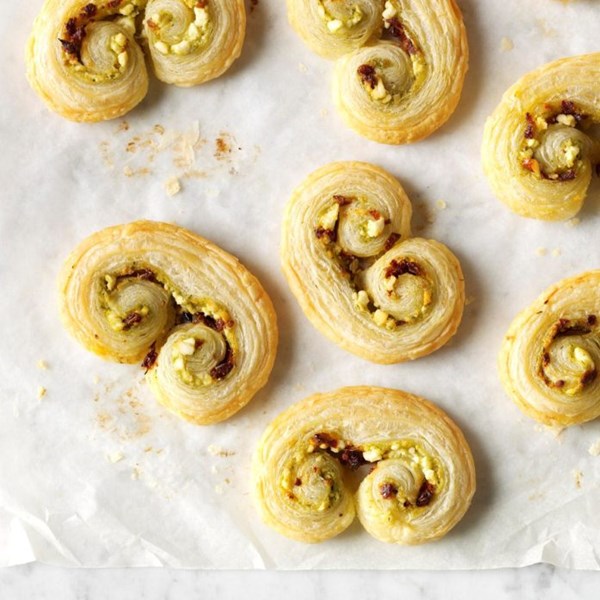 Puff pastry Christmas palmiers