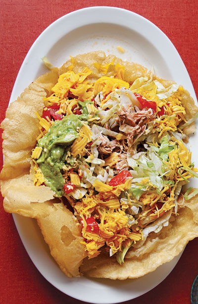 Puffy chicken tacos 