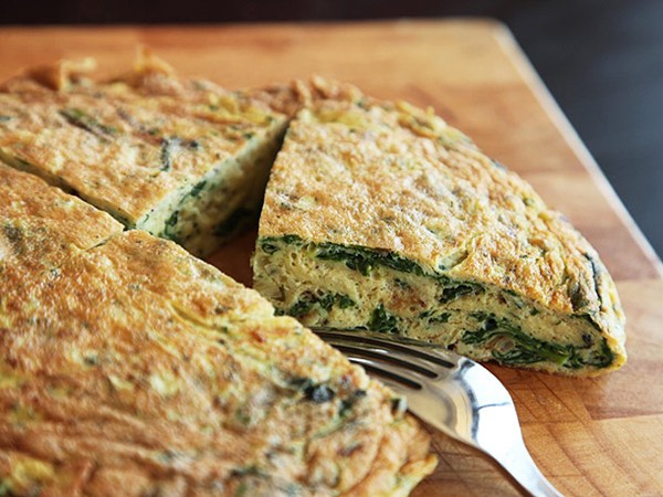 Puffy ramp frittata