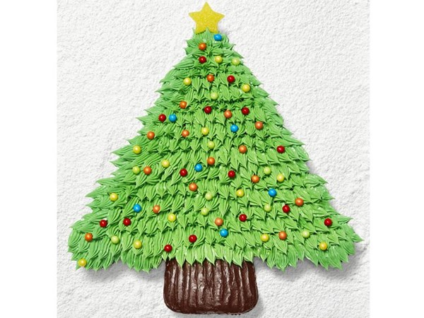 Pull-apart cupcake Christmas tree