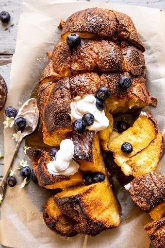Pull apart French toast bake