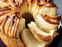Pull-apart milk bread wreath