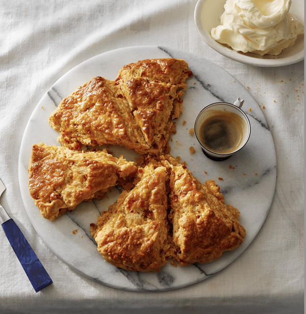 Pull-apart pimiento cheese scones