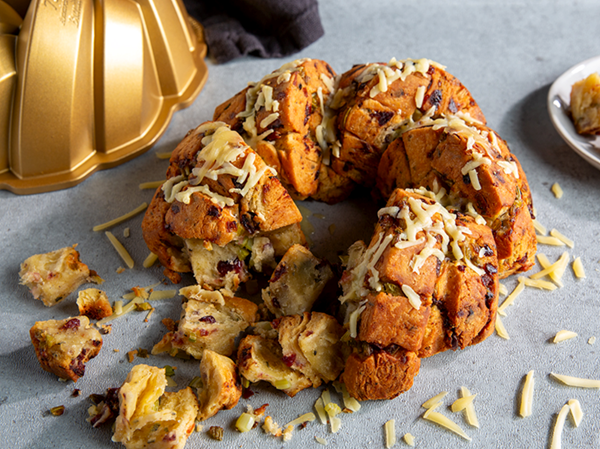 Pull-apart savory stuffing bundt
