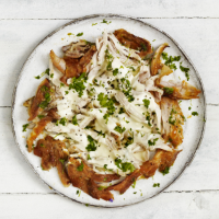 Pulled and devilled chicken