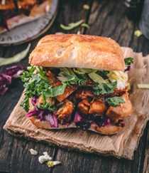 Pulled barbecue jackfruit