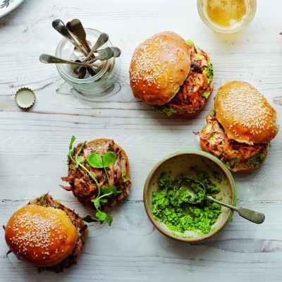 Pulled lamb burger recipe | Eat Your Books