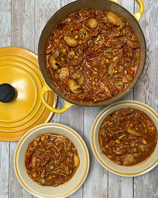 Pulled pork & chicken Brunswick stew