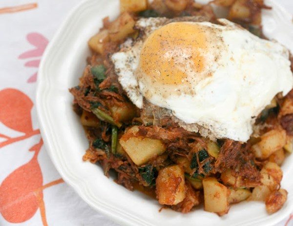Pulled pork hash