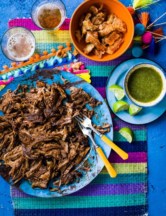 Pulled pork hornado