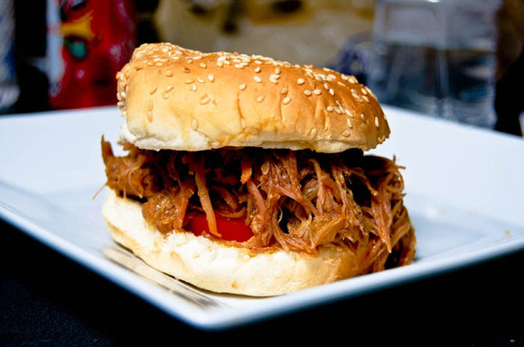 Pulled pork sandwiches
