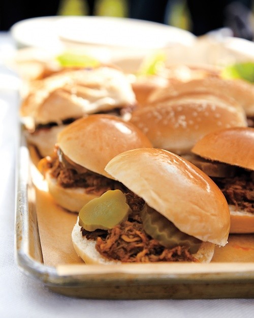 Pulled pork sliders