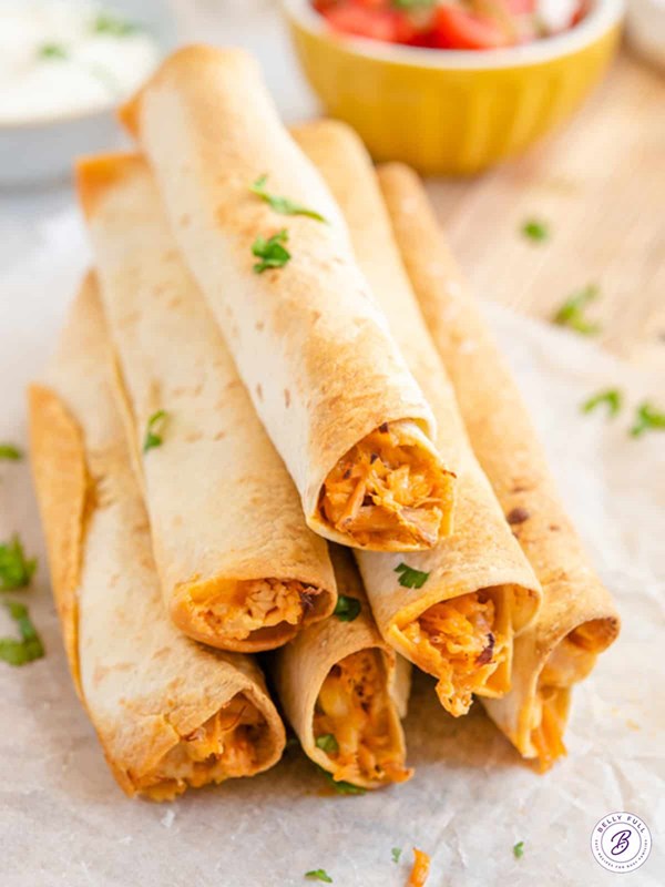 Pulled pork taquitos
