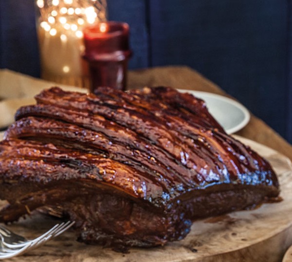 Pulled pork with ginger and star anise