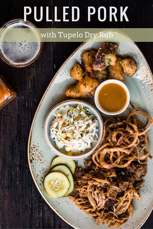 Pulled pork with Tupelo dry rub