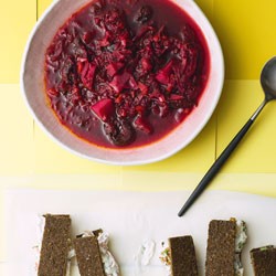 Pumpernickel sandwiches