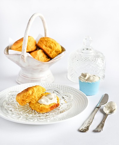 Pumpkin & ginger beer scones
