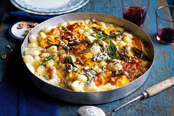 Pumpkin & sage baked gnocchi