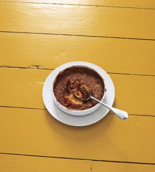 Pumpkin and brown-sugar crème brûlée