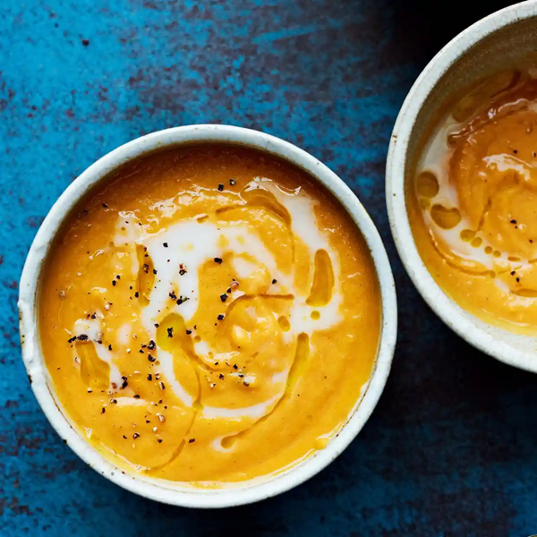 Pumpkin and cardamom soup