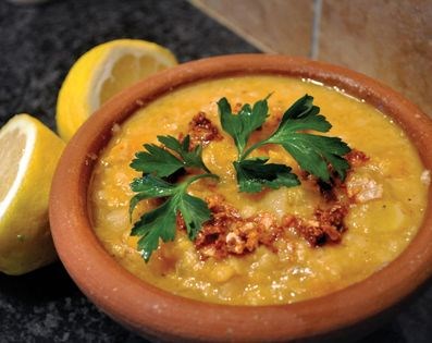 Pumpkin and lentil stew (Ari' u adas)