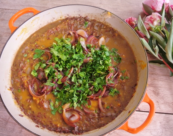 Pumpkin and orange risotto