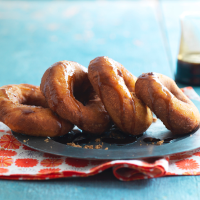 Pumpkin and sweet potato doughnuts (Picarónes)