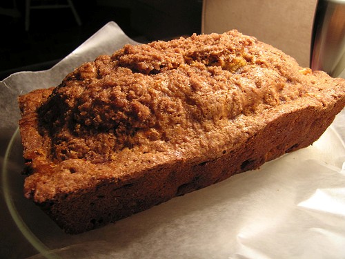 Pumpkin apple bread