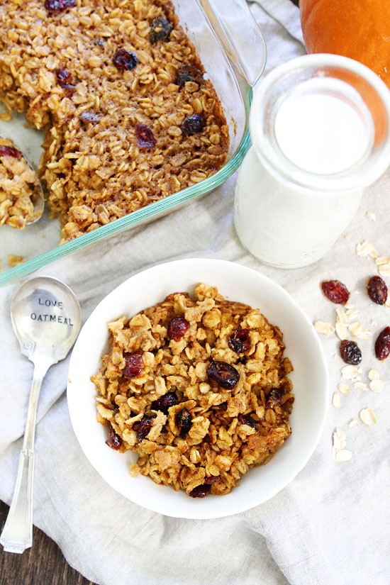 Pumpkin baked oatmeal