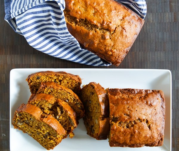 Pumpkin banana bread
