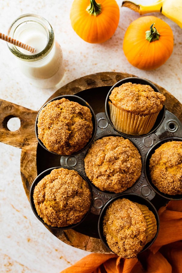 Pumpkin banana muffins