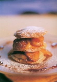 Pumpkin beignets soufflés with bourbon honey sabayon