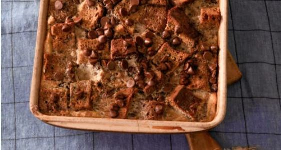 Pumpkin bread pudding