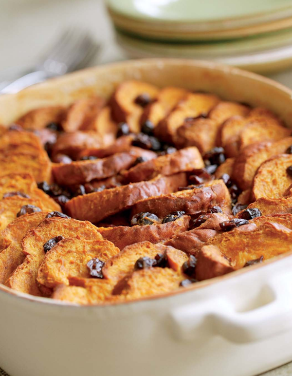 Pumpkin bread pudding