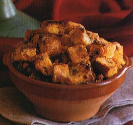 Pumpkin bread puddings brûlée