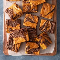 Pumpkin brownies