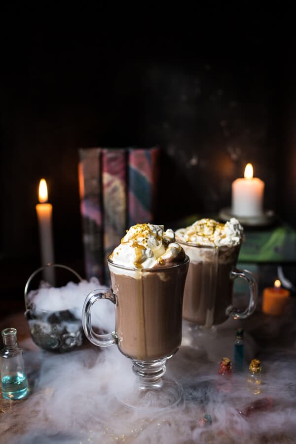 Pumpkin butterbeer hot chocolate