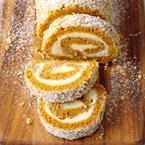 Pumpkin cake roll