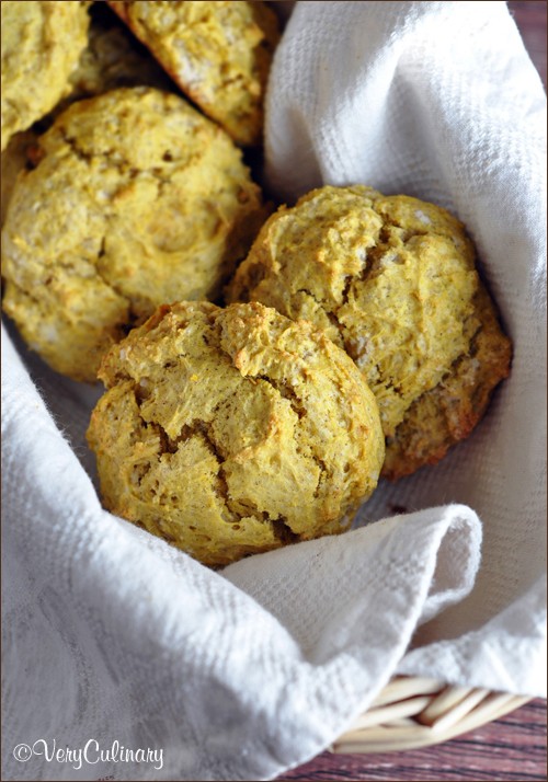 Pumpkin chai drop biscuits
