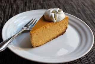 Pumpkin cheesecake