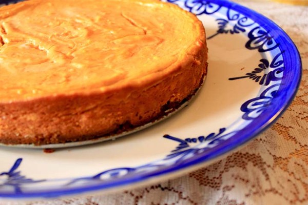 Pumpkin cheesecake