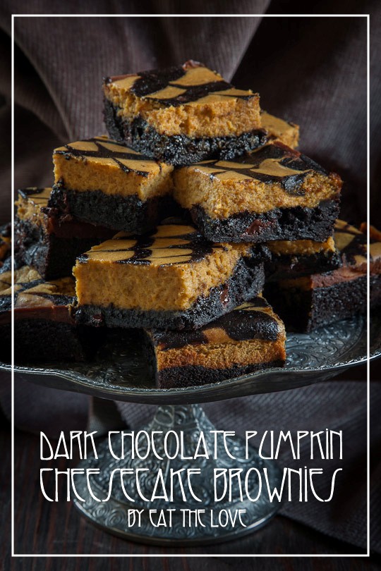 Pumpkin cheesecake brownies