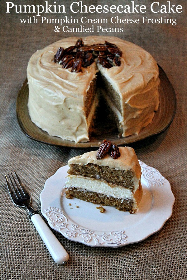 Pumpkin cheesecake cake